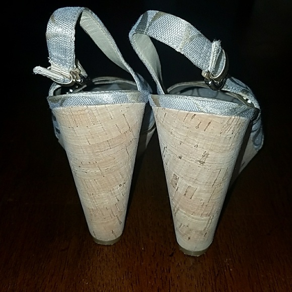 Gold Coach Jessy slingback wedge - Picture 5 of 7